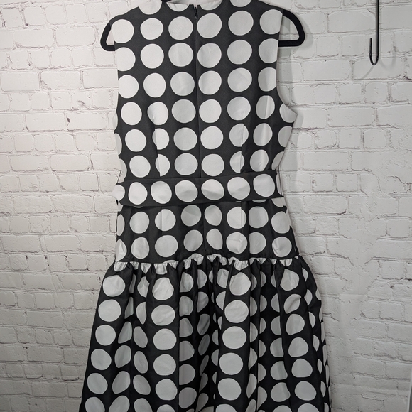Kate Spade Monochrome Polka Dot Dress - Picture 7 of 9